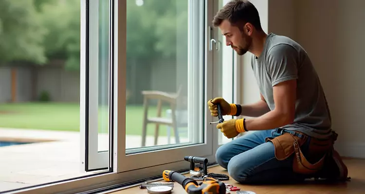 Squeaky Sliding Patio Doors in The Villages, FL