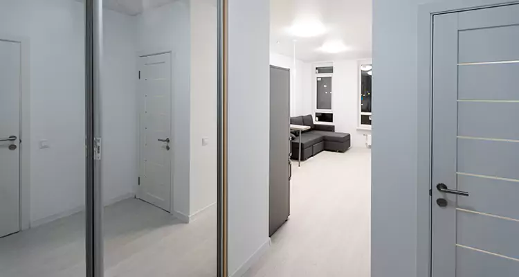 Modern Mirrored Closet Doors Repair in The Villages, FL