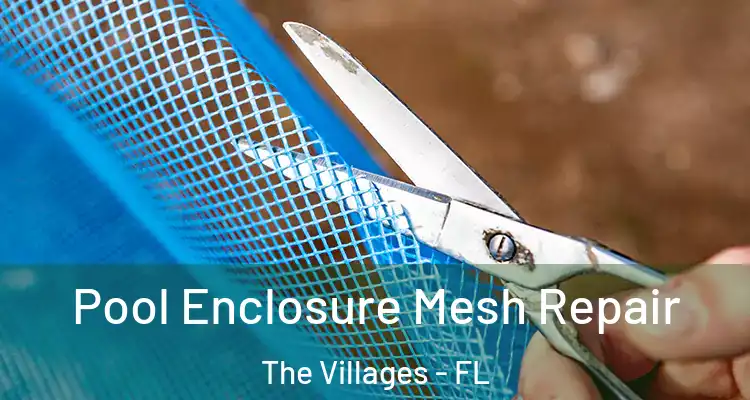 Pool Enclosure Mesh Repair The Villages - FL