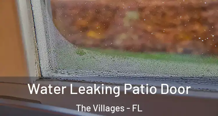 Water Leaking Patio Door The Villages - FL